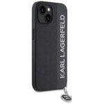 Karl Lagerfeld KLHCP15SPSAKDGCK iPhone 15 / 14 / 13 6.1" black hardcase Saffiano Rhinestones & - imagine 4