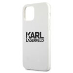 Karl Lagerfeld KLHCP12LSLKLWH iPhone 12 Pro Max 6,7" Silicone Stack Logo white - imagine 6