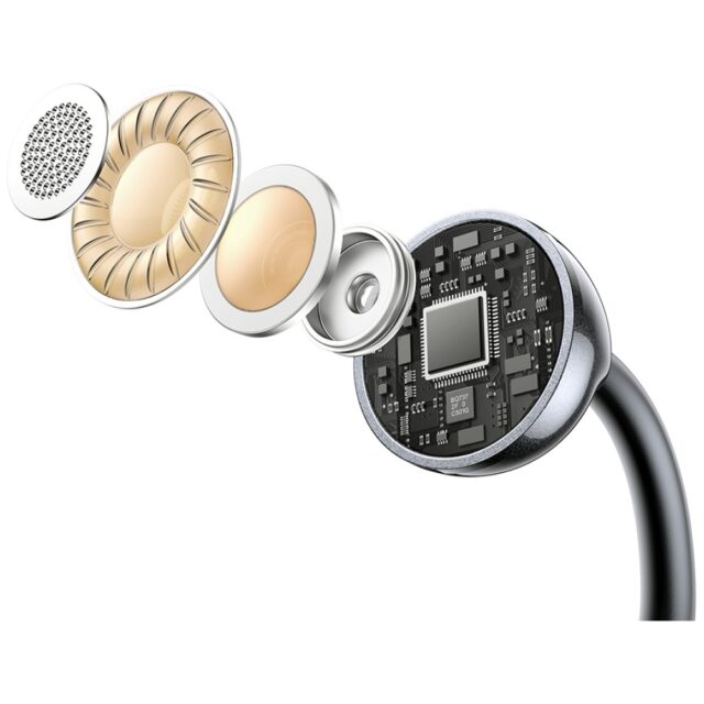 Earphones Bluetooth USAMS Echo R02       Clip-on wireless grey - imagine 8