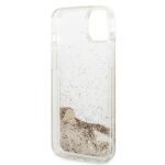 Guess GUOHCP14SGLHFLGO iPhone 14 / 15 / 13 6.1" gold hardcase Glitter Charms - imagine 7