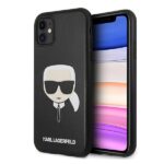 Karl Lagerfeld KLHCN61KHBK iPhone 11 6,1" / Xr black hardcase Ikonik Karl`s Head