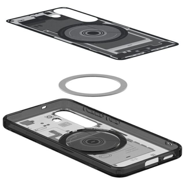 Spigen Ultra Hybrid Mag MagSafe Case for Samsung Galaxy S25 Black - imagine 7