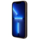 Guess GUHCP14SG4GLBR iPhone 14 / 15 / 13 6.1" brown hard case 4G Stripe Collection - imagine 5