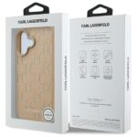 Karl Lagerfeld KLHMP16SPKHPORPE iPhone 16 6.1"beige hardcase Hot Stamp Magsafe - imagine 8