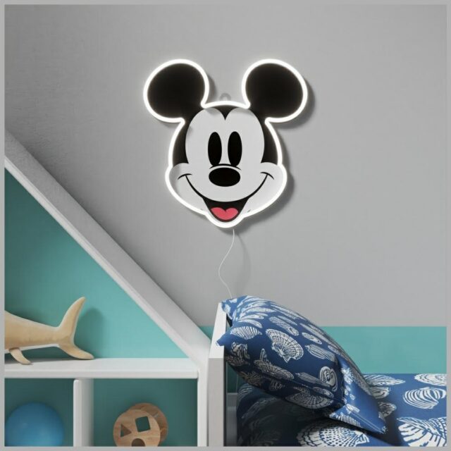 Neon Yellowpop Disney Mickey Printed     Face - imagine 2