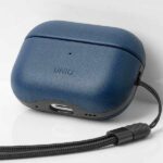 UNIQ etui Terra AirPods Pro 2 gen. Genuine Leather (2022/2023) pace blue - imagine 2