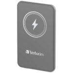 Verbatim Wireless Magnetic Power Bank `n` Go 15W 5000mAh grey 32244
