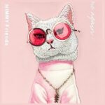 Nimmy case iPhone 16 Pro 6.3" pink Glasses Cool Cat - imagine 7