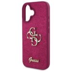 Guess GUHCP16SHG4SGU iPhone 16 6.1" purple hardcase Fixed Glitter Big 4G - imagine 6