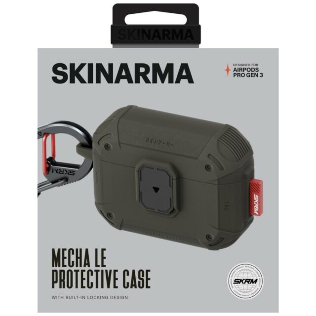 Case Skinarma Mecha LE for AirPods Pro 3 forest - imagine 4