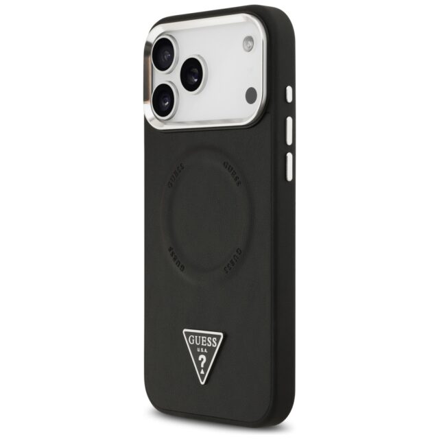 Guess Triangle Logo MagSafe Case for iPhone 17 Pro Black - imagine 2