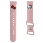 Hello Kitty Universal Strap HKUWLSCHBLP Silicone Kitty Head pink strap 22mm - imagine 3