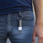 Lexon Nomaday Flash LED Keychain gray/gun LL137X - imagine 9