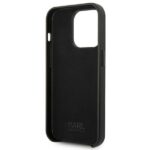 Karl Lagerfeld KLHCP14XFWHK iPhone 14 Pro Max 6,7" hardcase black Leather Perforated Logo - imagine 7