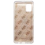 Guess GUHCA31PCU4GLGO A31 A315 gold hard case 4G Glitter - imagine 3