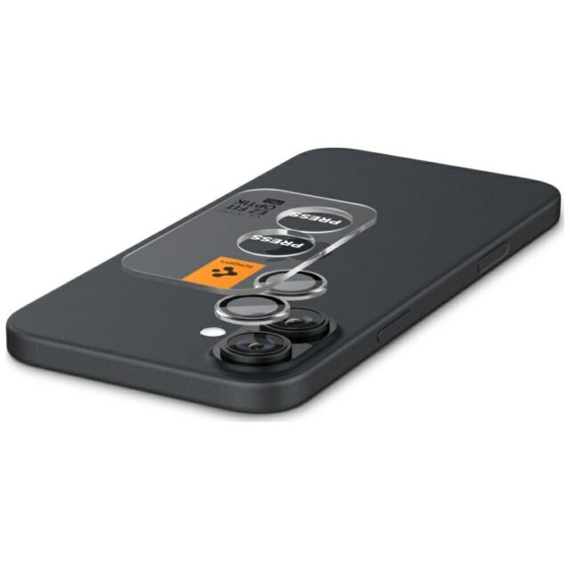 Spigen Glas.Tr Camera EZ FIT Optik Pro Camera Lens Protection for Apple iPhone 17 / 16 Plus / 16 Tra - imagine 5