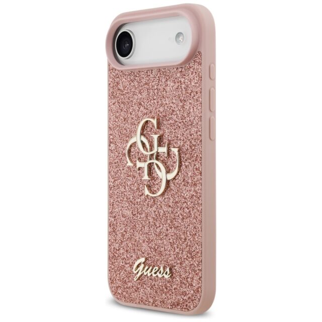 Case Guess Fixed Glitter Big 4G for iPhone Air pink - imagine 2