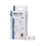 Beline Charger 1x USB-C 30W + Lightning Cable White PD 3.0 BLNCW30L GaN - imagine 3