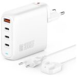 Ładowarka sieciowa 4smarts Flex Pro 100W 3xUSB-C + 1xUSB-A biały