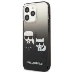 Karl Lagerfeld KLHCP13LTGKCK iPhone 13 Pro / 13 6,1" hardcase black Gradient Ikonik Karl & Cho - imagine 2