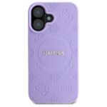 Guess GUHMP16MPSAPSMEU iPhone 16 Plus 6.7" purple hardcase Saffiano Peony Classic Logo - imagine 3