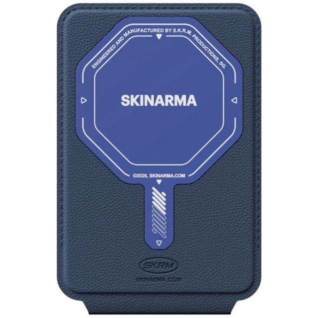 Wallet Skinarma Axis magnetic folding tripod navy - imagine 5