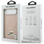 Karl Lagerfeld Karl & Choupette Pins MagSafe Case for iPhone Air Pink - imagine 8