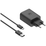 Charger wall Motorola TurboPower 33W USB-A with cable USB-A to USB-C 1m black - imagine 5