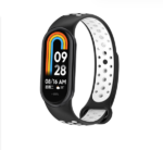 Beline Mi Band 10/9/8 design strap black-white
