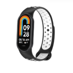 Beline Mi Band 10/9/8 design strap black-white