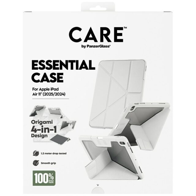Etui Care by PanzerGlass Y fold do iPad   Air 11" (2024/2025) jasnoszary - imagine 5