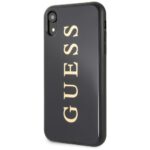 Guess GUHCI61TGGGBK iPhone Xr black hard case Classic Double Layer Glitter - imagine 2