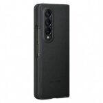 Samsung EF-VF936LBEGWW Z Fold 4 black Leather Cover case - imagine 3
