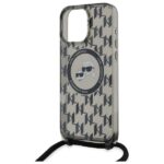 Karl Lagerfeld KLHMP16LHCKCKLCK iPhone 16 Pro 6.3" black hardcase IML Crossbody Monogram Karl & Chou - imagine 5