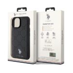 US Polo USHCP15SPYOK iPhone 15 / 14 / 13 6.1" black Yoke Pattern - imagine 8
