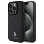 US Polo USHCP15XPYOK iPhone 15 Pro Max 6.7" black Yoke Pattern