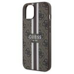 Guess GUHMP15SP4RPSW iPhone 15 / 14 / 13 6.1" brown hardcase 4G Printed Stripes MagSafe - imagine 6