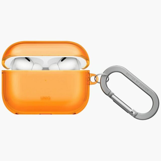 Etui UNIQ Glase do AirPods Pro 3          pomarańczowy - imagine 2