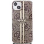 Guess GUHCP15MH4PSEGW iPhone 15 Plus /14 Plus 6.7" brown hardcase IML 4G Gold Stripe - imagine 3