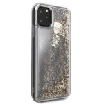 Guess GUHCN65GLHFLGO iPhone 11 Pro Max 6,5" gold hard case Glitter Hearts - imagine 5