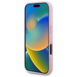 Guess GUHMP16SPGPYSP iPhone 16 6.1" pink hardcase Peony Script MagSafe - imagine 5