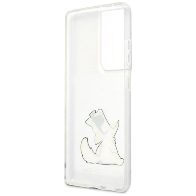 Karl Lagerfeld KLHCS21LCFNRC S21 Ultra G998 hardcase transparent Choupette Fun - imagine 7