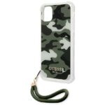 Guess GUHCN61KSARKA iPhone 11 6,1" / Xr khaki hardcase Camo Collection - imagine 6