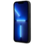 Guess GUHCP13MP4TPK iPhone 13 / 14 / 15 6.1" black hardcase 4G Triangle Logo Cardslot - imagine 5