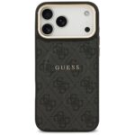 Case Guess 4G PU Classic Logo MagSafe for iPhone 17 Pro Max black - imagine 3