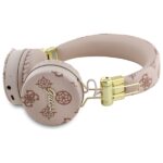 Guess Over-Ear Bluetooth Headphones ENC GUBH70EPOSMW brown Peony Script Round Shape - imagine 2