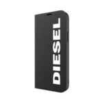 Diesel Booklet Case Core iPhone 12/12Pro czarno-biały/black-white 42486 - imagine 3