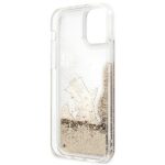 Karl Lagerfeld KLHCP12MGCFD iPhone 12/ 12 Pro 6,1" gold hardcase Liquid Glitter Choupette Fun - imagine 7