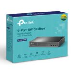 TP-Link TL-SF1009P | Switch | 9x RJ45 100Mb/s, 8x PoE, 65W - imagine 3