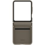 Samsung Case EF-VF731PAEGWW Z Flip5 F731 etoupe Flap ECO-Leather Case - imagine 4